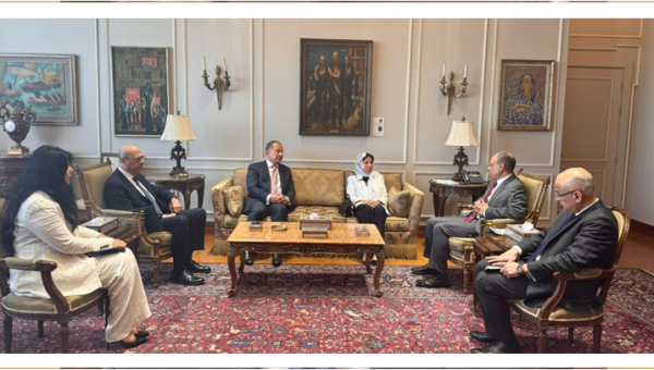 Executive Director of the Women Development Organization (WDO), met with H.E. Dr. Badr Abdelatty